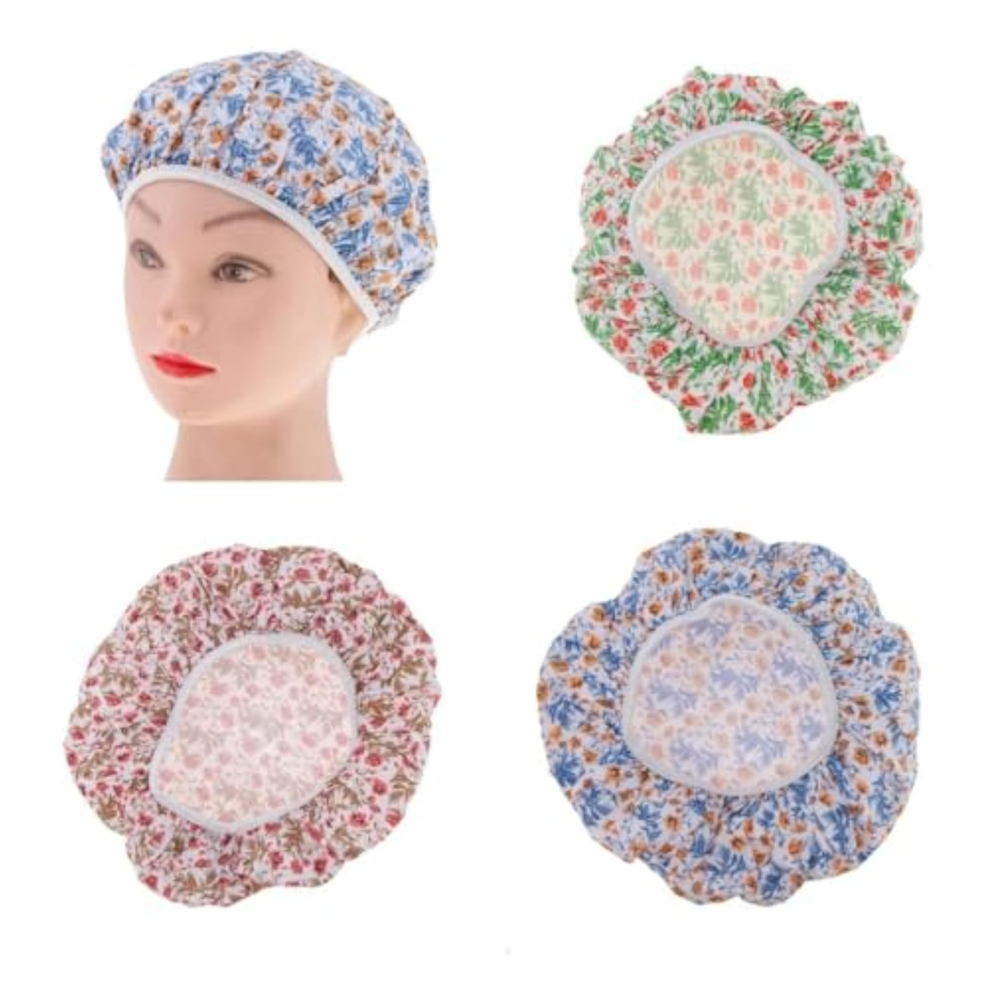 Women's Elastic Bathing Shower Cap for Salon Use